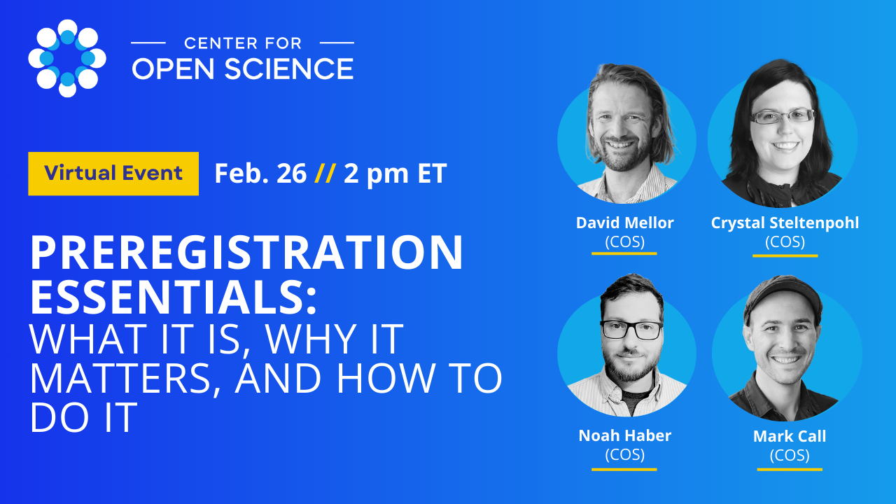 Preregistration Essentials Webinar