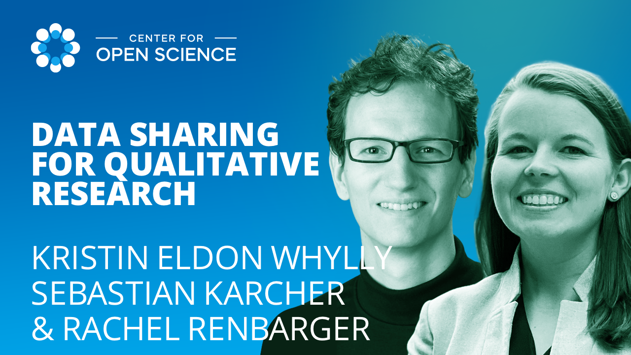 图像与文本：定性研究的数据共享与演讲者的头像Sebestian Karcher和Rachel Renbarger